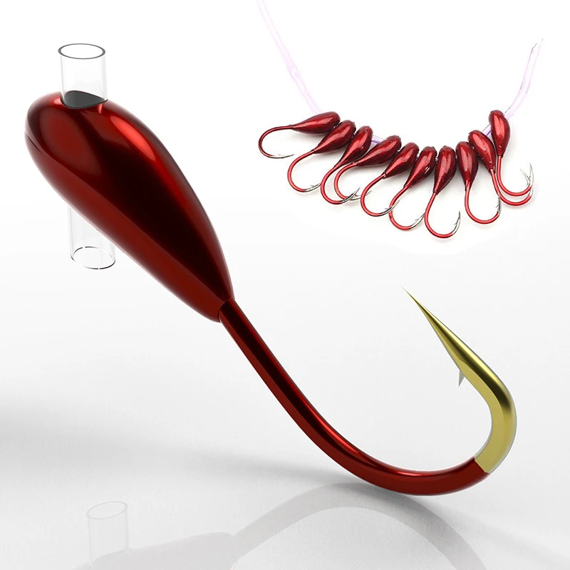 Fishing Hook Offset - 10/20 шт., зимний крючок для зимней