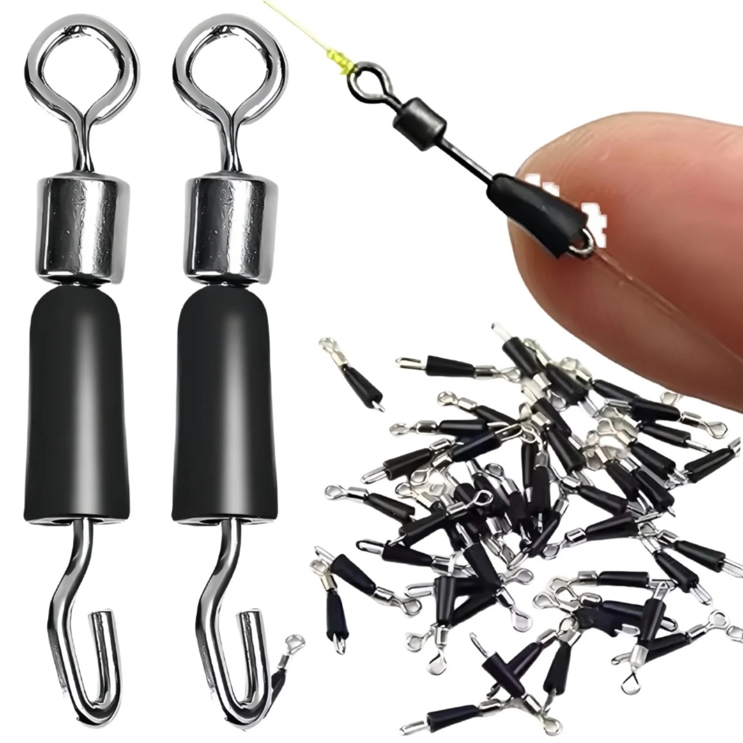 50 шт. быстросъемных вертлюгов – обзор и цена Fishing Hook Jig