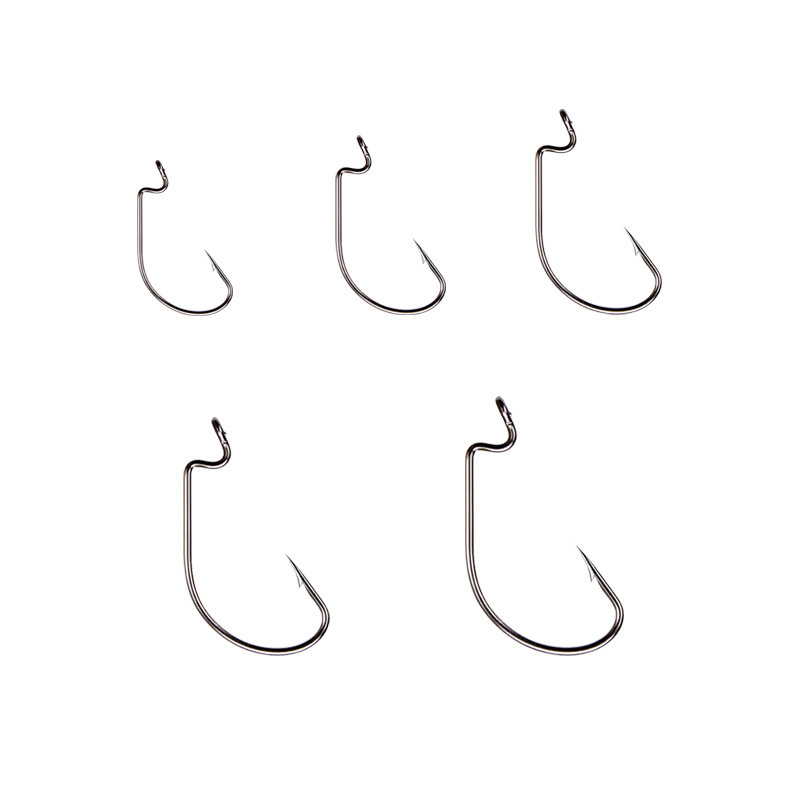 50 шт., широкий крючок-червяк, – обзор и цена Fishing Hook Offset