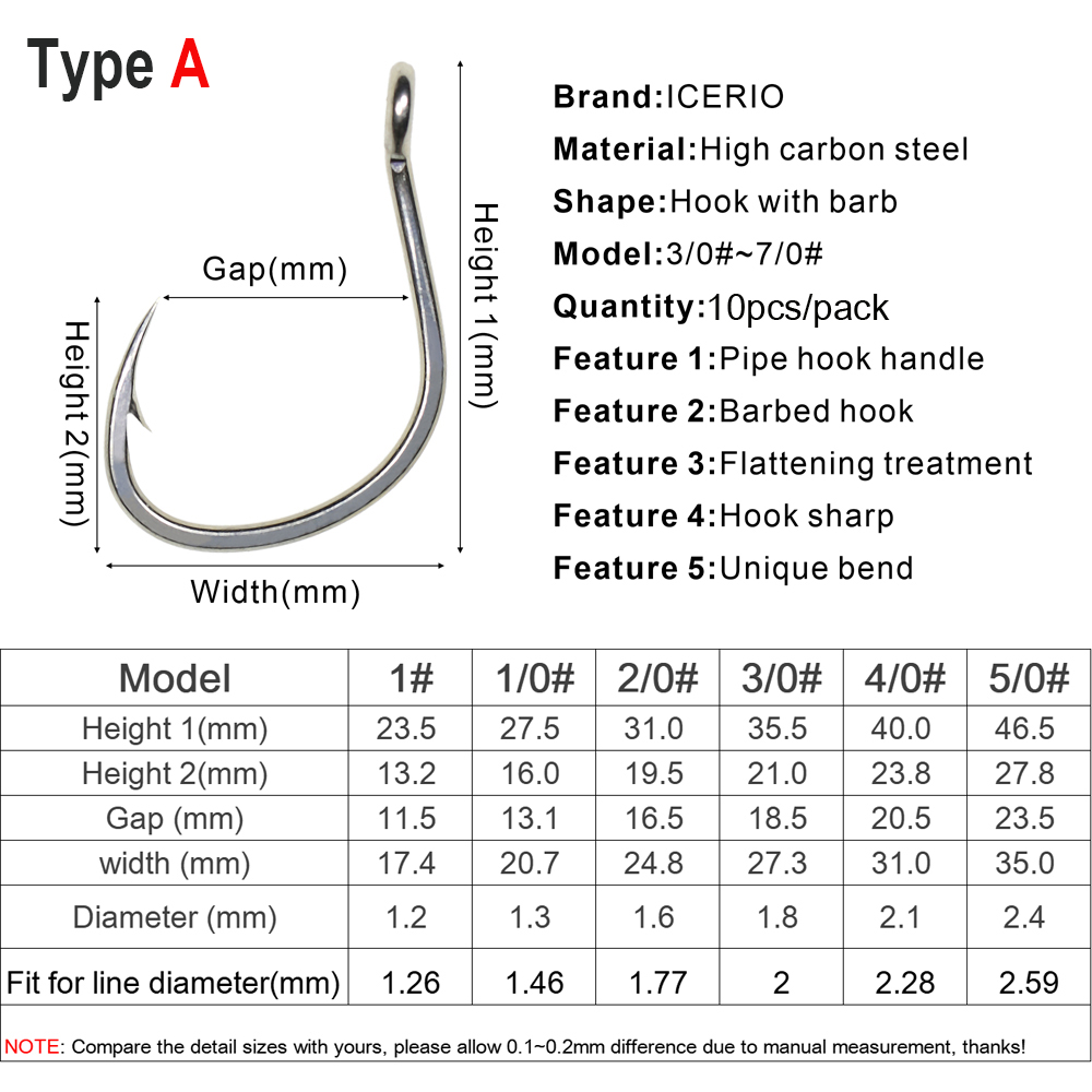 10 шт., матовые рыболовные крю – обзор и цена Fishing Hook Offset