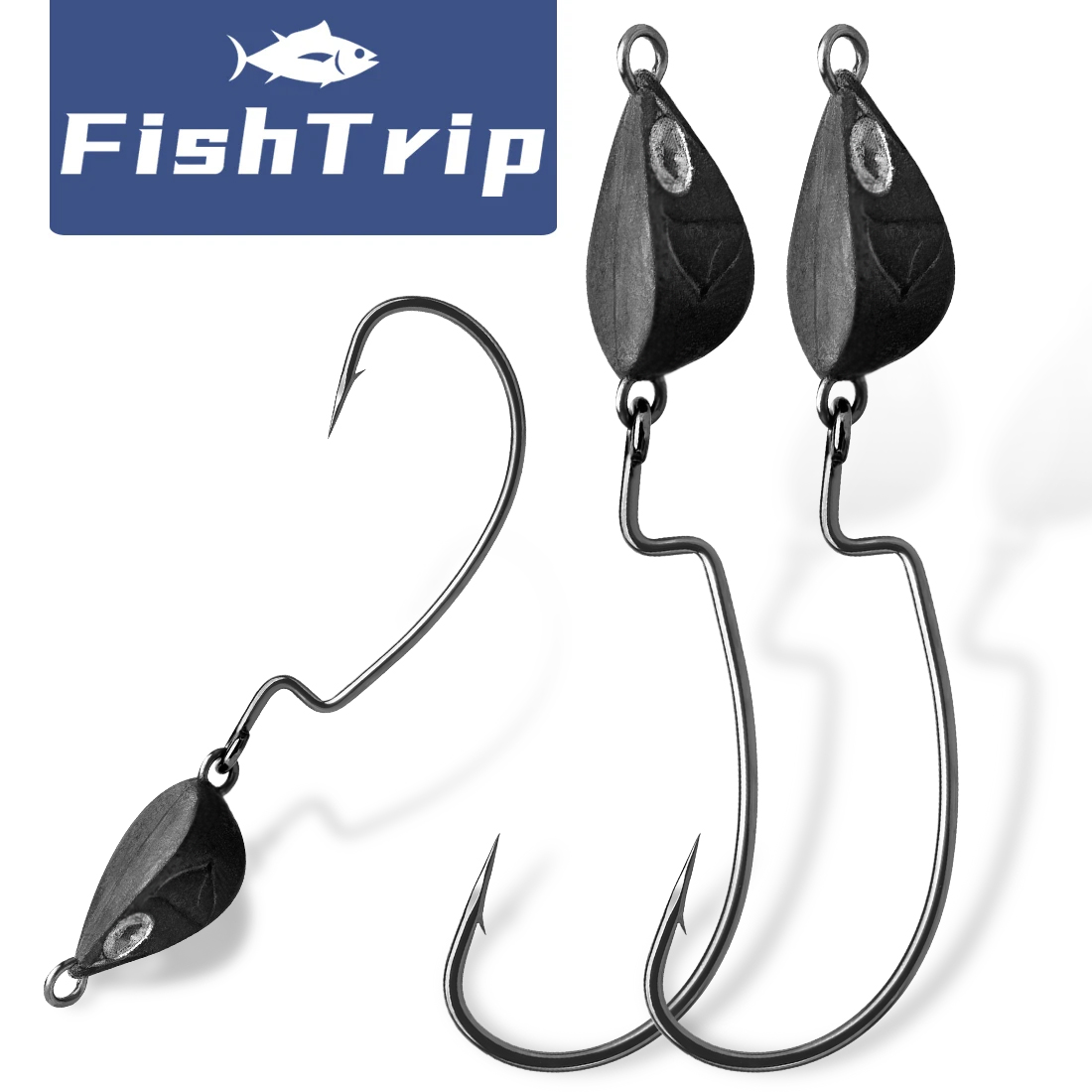 FishTrip 10 шт., рыболовный кр – обзор и цена Fishing Hook Weedless