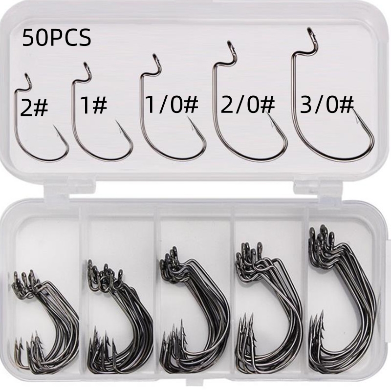 50 шт./упак. Рыболовные крючки – обзор и цена Fishing Hook Jig