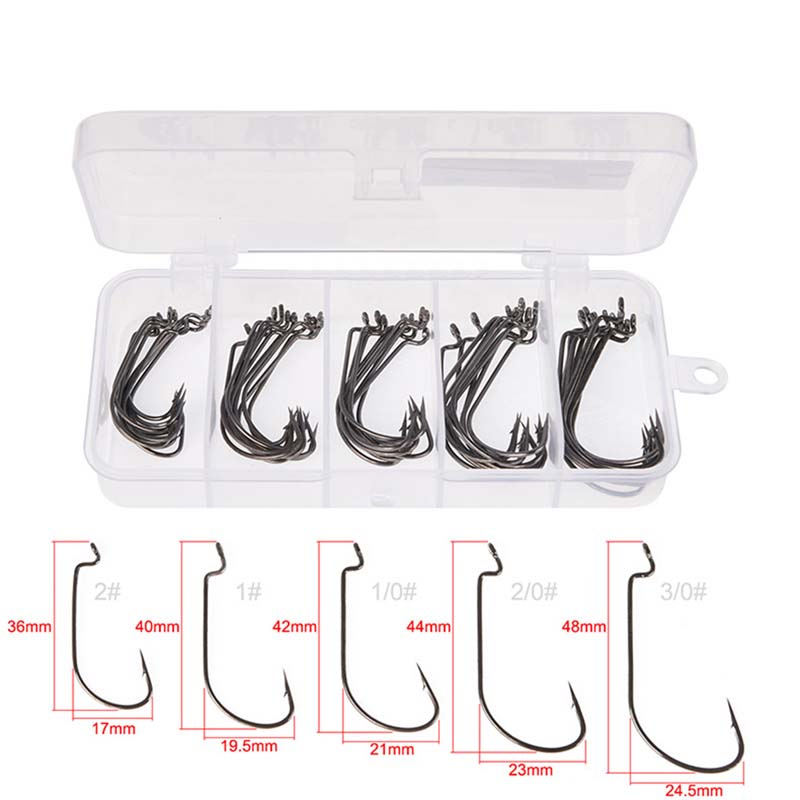 50 шт./упак. Рыболовные крючки – обзор и цена Fishing Hook Jig