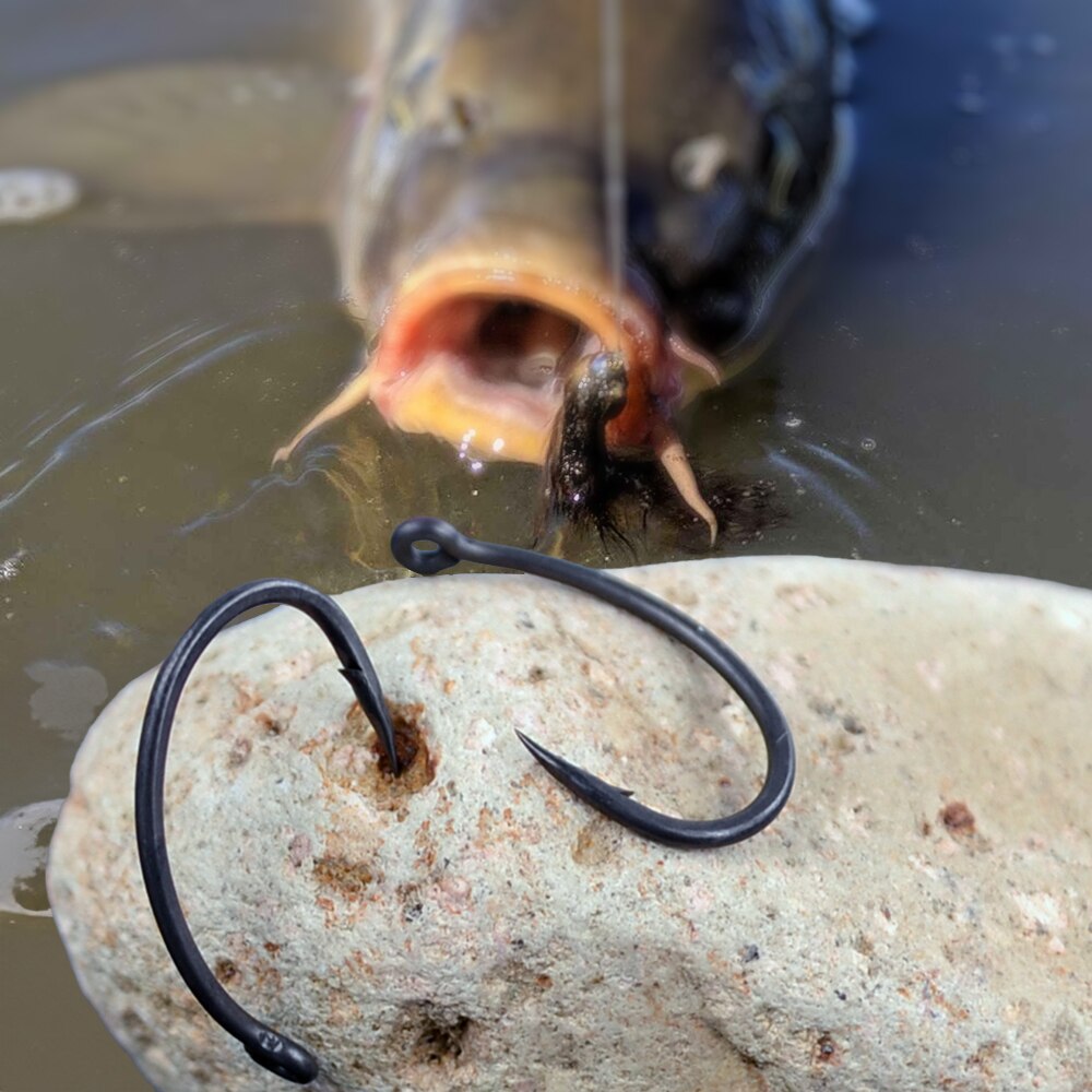 Крючки для ловли карпа Hirisi, – обзор и цена Fishing Hook Offset