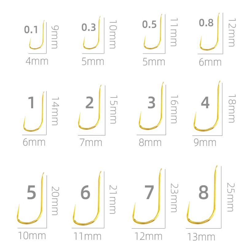 100 шт., крючки Shinkanto Barb – обзор и цена Fishing Hook Size