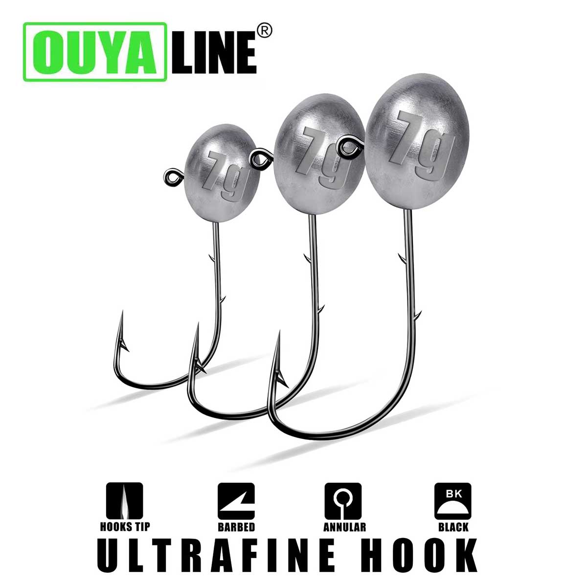 Рыболовные крючки для джига 1X – обзор и цена Fishing Hook Offset