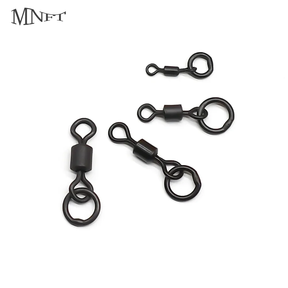 MNFT 50 шт., вертлюг с микроги – обзор и цена Fishing Hook Size