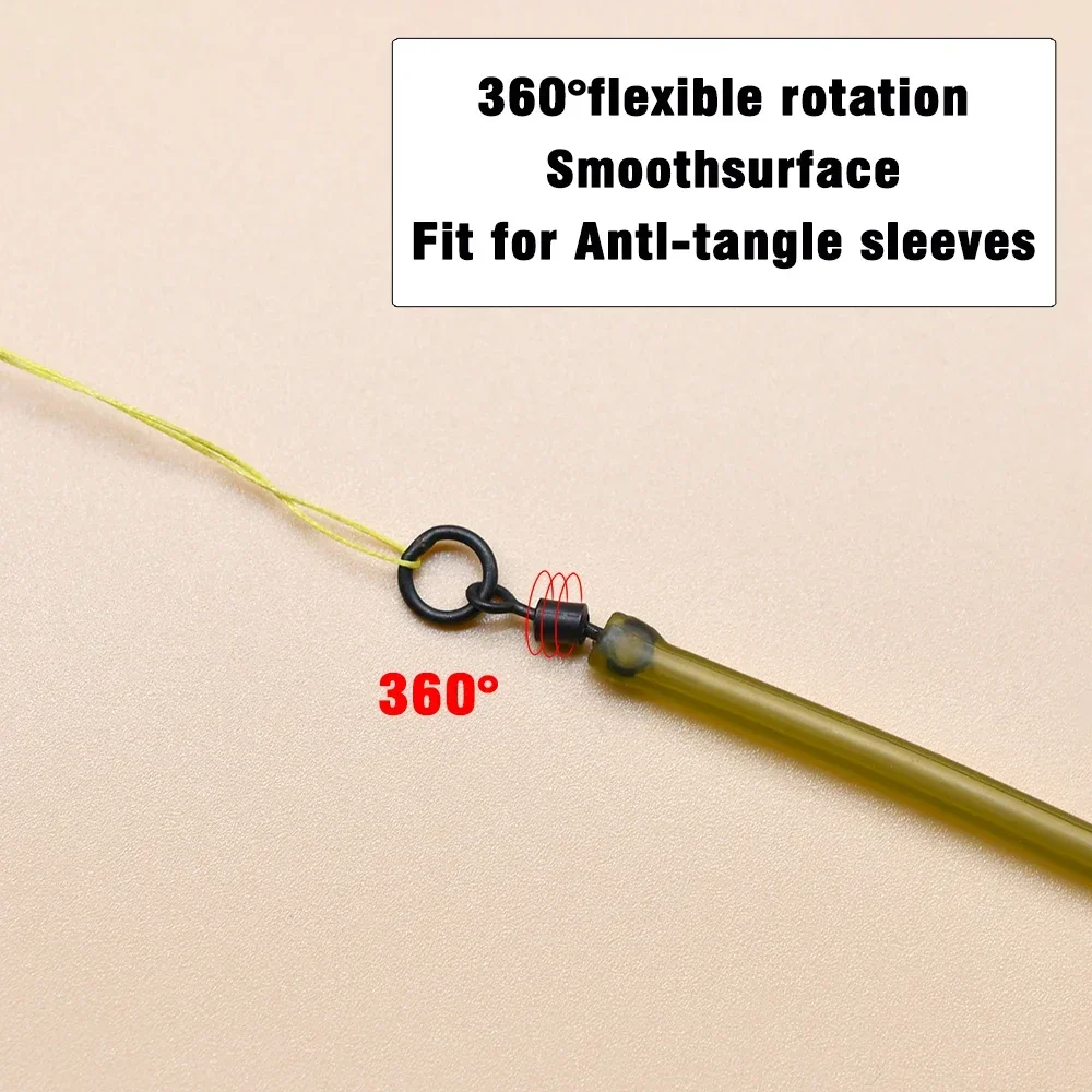 MNFT 50 шт., вертлюг с микроги – обзор и цена Fishing Hook Size